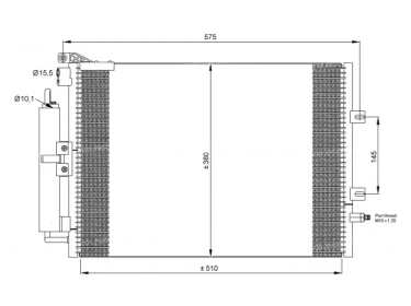 Exchanger Condenser OEM  | 8200468911 | 818166 - 940142 - RT5395D - TSP0225675