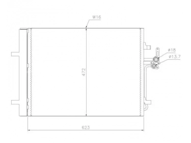 Exchanger Condenser OEM  | 1405365 - 1437112 - 1457675 - 1481851 - 30794544 - 6G9119710CB - 7G9119710AA - 7G9119710AC - LR000566 - LR023921 | 35850 - 8FC351303201 - 940044 - AC441000S - FD5427D