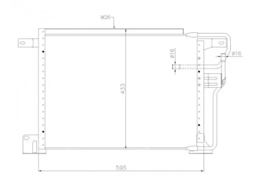 Exchanger Condenser OEM  | 53054211 | 0818.2008 - 35834 - 8FC351300501 - JE5051