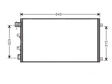 Exchanger Condenser OEM  | 92100JD000 | 08213034 - 350042 - DN5281