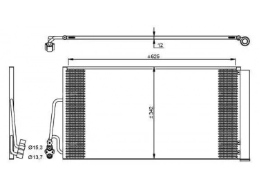Exchanger Condenser OEM  | 64536941084 - 64539239920 | 0802.2030 - 35898 - 8FC351309381 - 940052 - AC590000P - BW5363 - TSP0225612