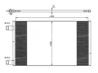 Exchanger Condenser OEM  | 4155000054 - 8200455795 - A4155000054 | 0809.3043 - 35902 - 8FC351309161 - 940184 - AC569000P - RT5444