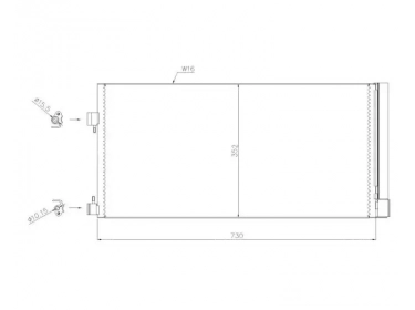 Exchanger Condenser OEM  | 921100002R | 35890 - 8FC351304241 - 940034 - AC486000P - RT5430D - TSP0225638