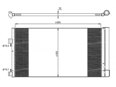 Exchanger Condenser OEM  | 921100002R | 35890 - 8FC351304241 - 940034 - AC486000P - RT5430D - TSP0225638