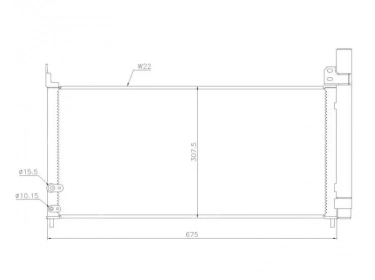 Exchanger Condenser OEM  | 88460-47150 - 8846047150 | 35863 - 8FC351310201 - 940175 - TO5576D