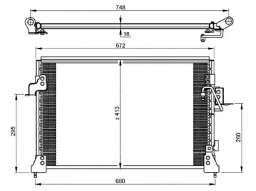 Echangeur Condenseur OEM  | JRB100790 - JRB100840 | 35754 - AU5143 - TSP0225443