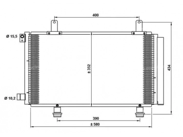 Exchanger Condenser OEM  | 71743782 - 71747380 - 9531079J00 |