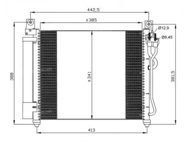Exchanger Condenser OEM  | 9760607500 | 35888 - KA5158
