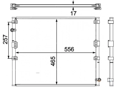 Exchanger Condenser OEM  | 8846060240 | 0815.3018 - 8FC351304071 - AC474000S - DCN50020 - DCN500200 - DCN500201 - DCN500202 - DCN500203 - DCN500204 - DCN500205 - DCN500206 - DCN500207 - DCN500208 - DCN500209 - TO5278 - TSP0225449