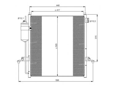 Exchanger Condenser OEM  | 7812A171 - MN123606 - MN123642 | 35871 - 940068 - MT5239D