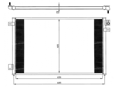 Exchanger Condenser OEM  | XR854219 - XR87068 | 0829.2006 - 35567 - 8FC351301231 - AC338001S - JR5036