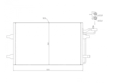 Exchanger Condenser OEM  | 31292022 - 31356000 - 31418512 - 8623401 - 9124389 | 0811.3025 - 35842 - 8880400428 - 8FC351319301 - 940154 - AC725000S - VO5149
