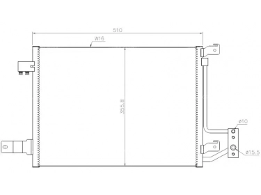 Serpentin Condensador OEM  | 55056726AA | 940442 - JE5049