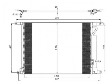 Serpentin Condensador OEM  | 94838817 | 0831.3016 - 35931 - 940335 - DWA5139D