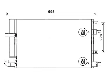 Serpentin Condensador OEM  | C2Z20464 - C2Z31742 - C2Z9461 | 120JA15003 - 350345 - 8FC351318601 - 940346 - AC703000P - JR5050D