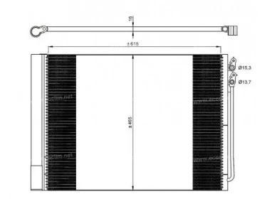Serpentin Condensador OEM  | 64509149395 | 0802.2033 - 350033 - 8FC351309141 - 940110 - AC567000P - BWA5370D