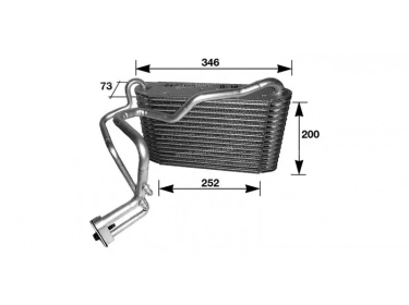 Echangeur Evaporateur  | 8A1820103AA - 8A1820103AB | 1225031 - 12250310 - 12250311 - 12250312 - 12250313 - 12250314 - 12250315 - 12250316 - 12250317 - 12250318 - 12250319 - 7402534 - AIV146