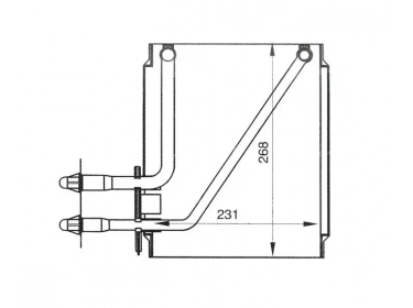 Permutador Evaporador  | EC0161190 - YL8H19860AA |