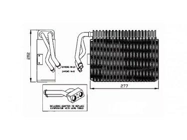 Echangeur Evaporateur  | 7495088 - 7495252 | 36059 - TSP0525008