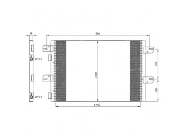 Echangeur Condenseur OEM  | 504022659 | IV5063