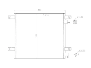Warmtewisselaar Condensor OEM  | 1371355 - 1972851 |