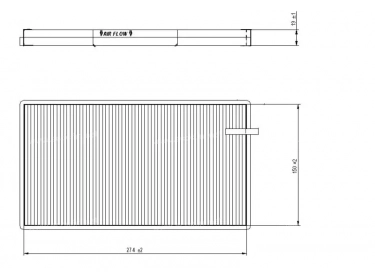 Air distribution Pollen cabin filter FILTRE POUSSIERE | 64111393489 - 64119069895 |