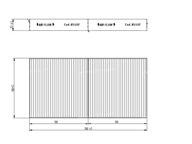 Luchtverdeler Pollen- & Cabinefilter FILTRE CHARBON ACTIF - COMBINE |  | MC675