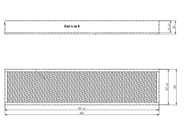 Difusión de aire Filtro de polen FILTRE POUSSIERE |  |