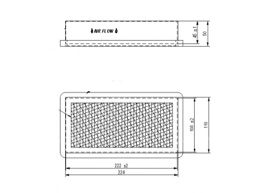 Air distribution Pollen cabin filter FILTRE POUSSIERE | 1166777 - 71483905 - 71491441 | SKL46070