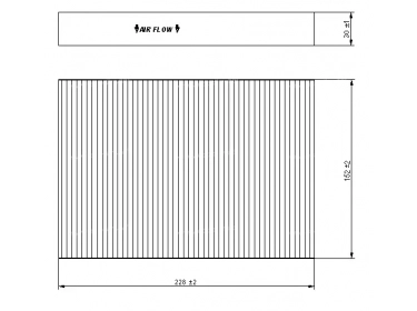 Luchtverdeler Pollen- & Cabinefilter FILTRE POUSSIERE |  |