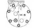 Compresseur Sanden Variable SD7V16 TYPE : SD7V16 | 7700272497 | 1135 - 1135E - 1135F - 1201652 - 699039 - 8FK351227451 - C8807374A - RTK284 - S1135 - TSP0155115 - U1135