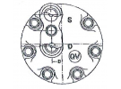 Compressor Sanden Fix R134a SD7H15 TYPE : SD7H15 | 7700871663 | 575371 - 699043 - 7857 - 7857E - 7857F - CP185372 - S7857 - U7857