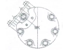 Compresseur Sanden Fixe R134a SD7H15 TYPE : SD7H15 | 1376998 | 1012-98021 - 101SC80503.O - 1201349 - 12013490 - 12013491 - 12013492 - 12013493 - 12013494 - 12013495 - 12013496 - 12013497 - 12013498 - 12013499 - 40450078 - 51-7980 - 6024N - 6024NE - 6024NF - 7980 - 7980E - 7980F - 8067 - 8067E - 8067F - C8807362A - S6024N - S7980 - S8067 - U6024N - U7980 - U8067