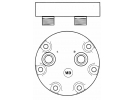 Compresseur Sanden Fixe R134a SD7H15 TYPE : SD7H15 | 6453T0 | 508839 - 5800004 - 7908 - C8807375A