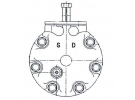 Compresseur Sanden Fixe R134a SD7H15 TYPE : SD7H15 | 8150136 | 7809 - 7809E - 7809F - S7809 - U7809