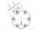 Compresseur Sanden Variable SD6V12 TYPE : SD6V12 | 8200037058 - 8200618853 | 1201659 - 1427 - 1427E - 1427F - 1465 - 1465E - 1465F - 32253G - 68101 - 699234 - RTK331 - S1427 - S1465 - U1427 - U1465