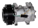 Compresseur Sanden Fixe R134a SD7H15 TYPE : SD7H15 R134a | 372-9360 - 3729360 - 461-2805 - 4612805 | 1012-76002 - 509-6498 - 6173 - 6173E - 6173F - S6173 - U6173