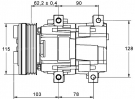 Compresseur Visteon Compresseur complet TYPE : FS10 | 93GW19D629AA | 1201741 - 57135