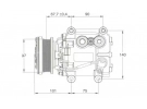Compresor Visteon Compresor completo TYPE : SCROLL | XR81188 - XR89202 | 20-11006 - 68134 - 699343 - 8FK351134221 - 920.60743 - ACP1099000P - JRAK026
