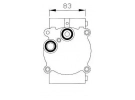Compresseur Visteon Compresseur complet COMPRESSEUR FORD TRANSIT | 1108744 | 20-10919 - 40440009.1