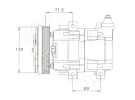 Compresor Visteon Compresor completo TYPE : FS10 | 4R3Z19V703AA - 82001879 |