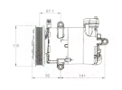 Compresseur Visteon Compresseur complet TYPE : VS16 | 1371569 - 1385920 - 1421334 - 1429044 - 6453SR - 6453SS - 6C1119497AA - 6C1119497AB - 6C1119D629AC - 6C1119D629AD - 9658128580 |