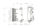 Compressor Visteon Complete compressor TYPE : VS16 | 1444893 | 32410 - 920.60751