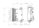 Compressor Visteon Complete compressor TYPE : VS16 | 1444893 | 32410 - 920.60751