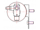 Filtre déshydrateur Déshydrateur OEM  PRISE DE PRESSION : MALE | AWR1374 | 1211042 - 33960 - 509690 - DE19001