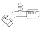 Raccord A sertir alu flexible standard 45° FEMELLE ORING PP R134a |  |