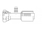 Anschluss Standard Schlaucharmatur im Stahl Gerade FEMELLE ORING 1'' + PP R134a |  | 80108FG010