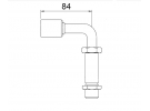 Fitting Steel standard fittings 90° MALE ORING PASSE CLOISONS |  |