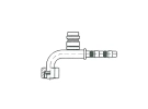 Raccord Frigoclic 90° FEMELLE ORING + PP R134a |  |