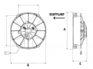 Lüfterräder Blasend 12V Klinge : Ø225 SPAL - Ø = 225 - EPAIS = 95 |  | 1209042 - 12090420 - 12090421 - 12090422 - 12090423 - 12090424 - 12090425 - 12090426 - 12090427 - 12090428 - 12090429 - 30102053 - VA02-AP6-40S - VA02-AP70/LL-40S - VA02AP70LL40S